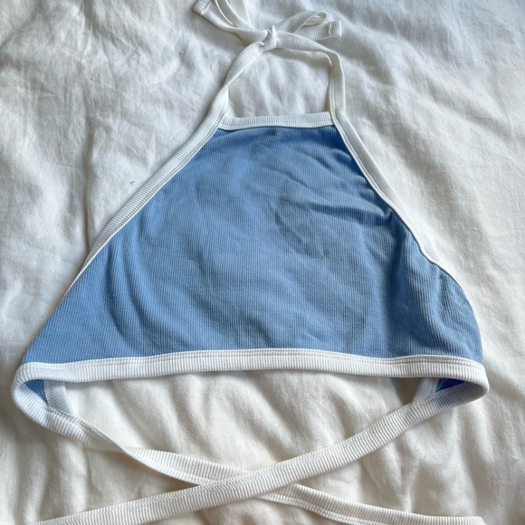 Garage halter tie crop top - Picture 1 of 1